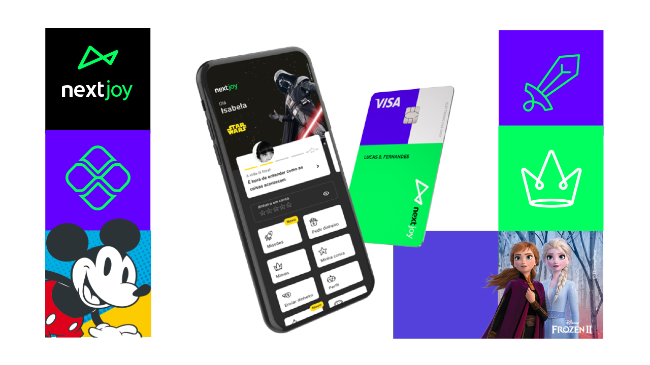 Novidade: agora o nextJoy, a conta next para crianças e adolescentes, tem Pix!